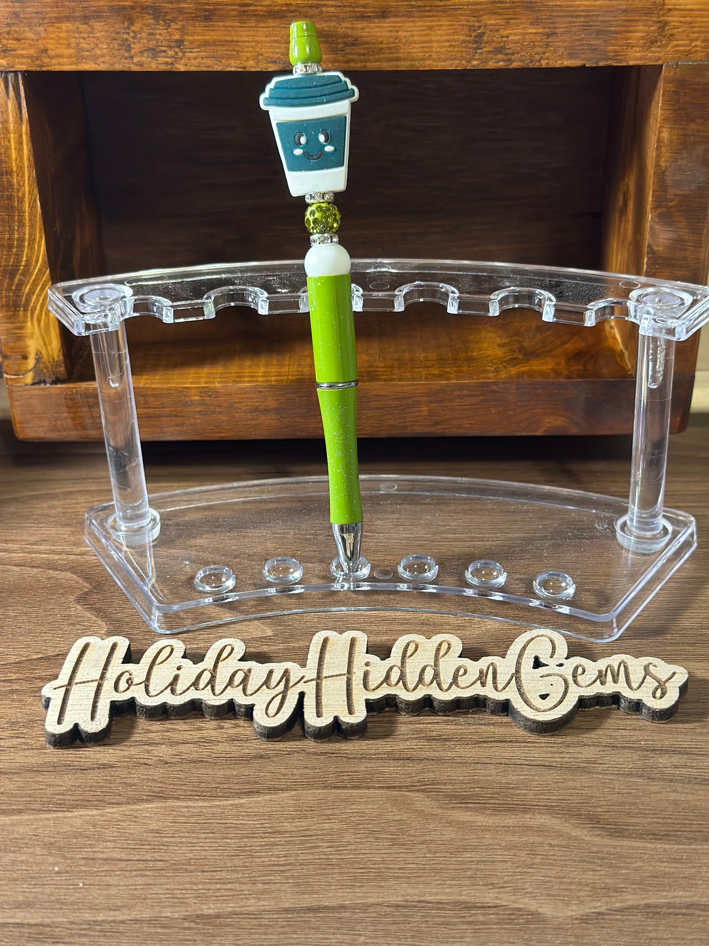 Green Coffee cup Pen