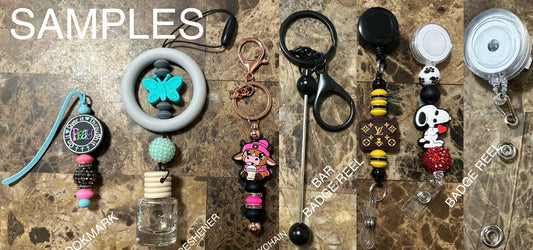 Bookmark, Car Freshener, Keychain, Bar Badge Reel OR Regular Badge Reel